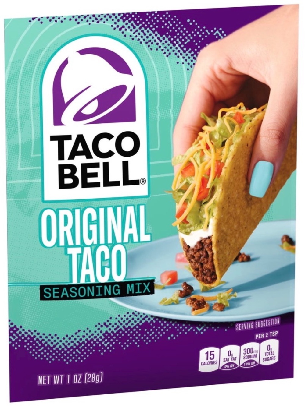 Taco Bell Original Taco Seasoning Mix 1 oz Packets Lot of 5.